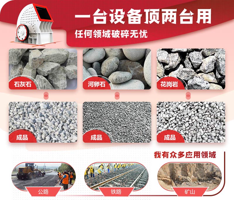 一次成型，破碎效率高